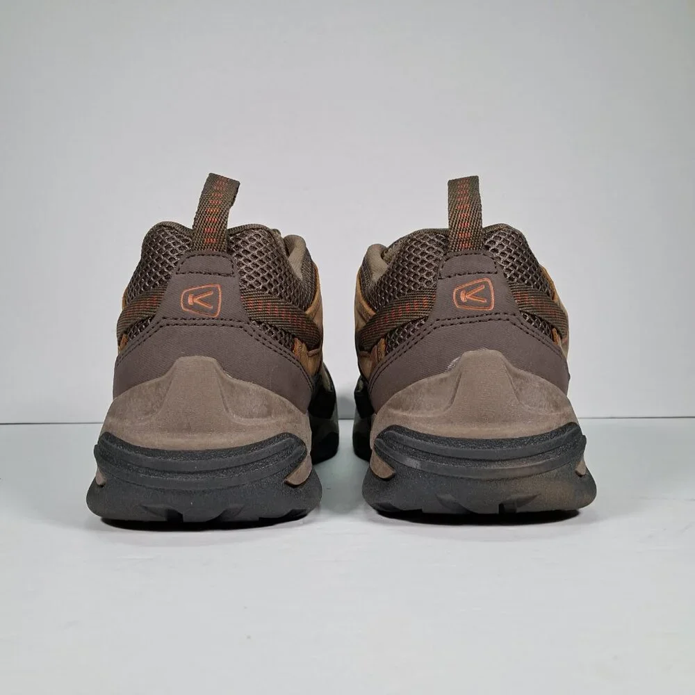 KEEN Circadia Vent Shoes Men 8 Brown Leather Waterproof Hiking Gorpcore 102678